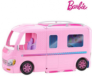 Barbie Camper dei Sogni con Piscina, Bagno, Cucina e Tanti Accessori, FBR34 